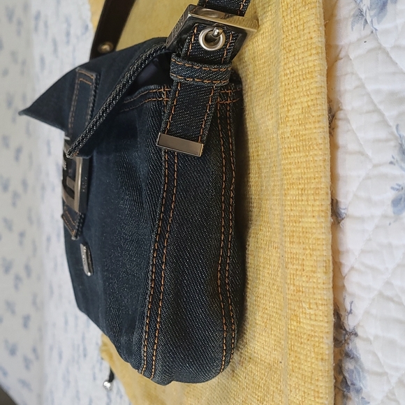 Sold Fendi denim baguette shoulder bag - Picture 13 of 14